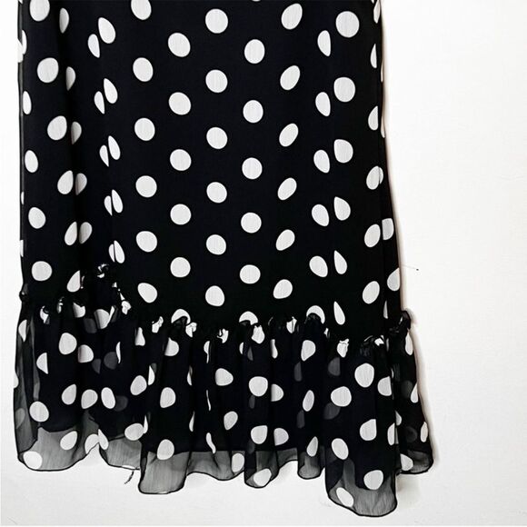 Tommy Hilfiger pilha Dot Sleeveless Kids Dress - Black and White new no tags - Picture 3 of 12